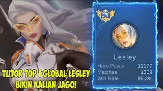 Belajar dari top global lesley 95% Winrate bikin kalian jago main lesley - mobile legends