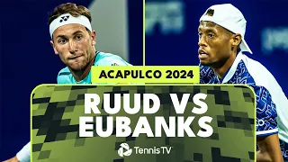 Casper Ruud vs Christopher Eubanks Highlights | Acapulco 2024