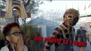 Universal Studios | HALLOWEEN HORROR NIGHTS 2022 | PRIVATE R.I.P TOUR!! |