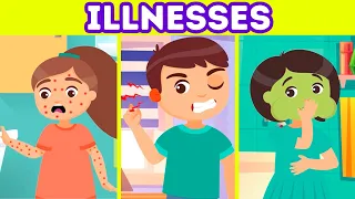 ILLNESSES 🤒 | Learn and Guess!