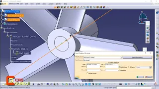 How to use Revolute Joint | CATIA V5 DMU Kinematic Tutorial | learn Simulation | @cadguruji