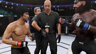 Bruce Lee vs. Solid Snake (EA Sports UFC 2) - CPU vs. CPU