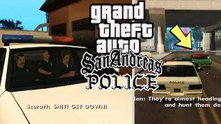 عمل في وظيفة شرطة مطارد مجرمين حلقة الثانية | GTA San Andreas The police business Part #2
