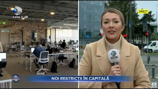 Stirile Kanal D - NOI RESTRICTII IN CAPITALA! CE TREBUIE SA STIE ANGAJATORII? | Editie de seara