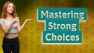 How Can I Make Stronger Choices as an Actor?
