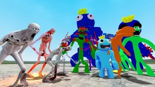 All SCP-096 VS ROBLOX RAINBOW FRIENDS In Garry's Mod!