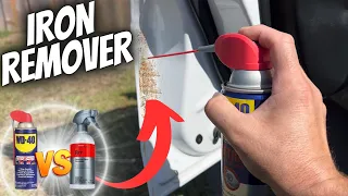 IRON REMOVER vs WD40? | HOW TO REMOVE RUST SPOTS ON YOUR CARS PAINT