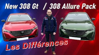 Comparaison entre la nouvelle 308 Gt et 308 allure pack de 2022. 😜