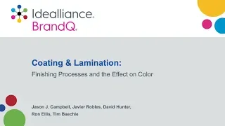 Coating & Lamination Finishing Processes & the Effect on Color | A BrandQ® Webinar