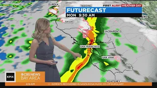 First Alert Weather Day forecast for Monday morning