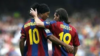 Messi & Ronaldinho । Amazing Tiki Taka Skills । The Legendary Duo