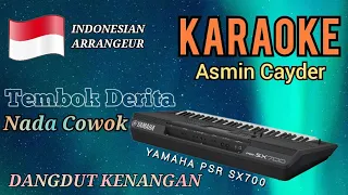 TEMBOK DERITA Asmin Cayder Karaoke Dangdut Kenangan Nada Pria