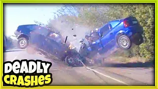 IDIOTS IN CARS   DEADLY CAR CRASHES +18 MOST BRUTAL CAR CRASHES COMPILATION #108