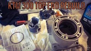 KTM 300 XC/W 2 Stroke Top End Rebuild