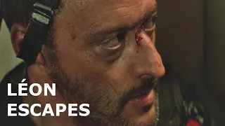 Léon escapes from SWAT team - Léon: The Professional (1994)