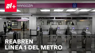 Metro CDMX reabre primer tramo de la Línea 1 - Las Noticias