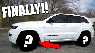 REVEALING THE NEW WHEELS AND TIRES ON THE JEEP GRAND CHEROKEE!!