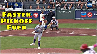 MLB | Surprise Pickoff At 2B