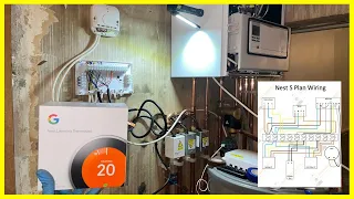 S Plan Wiring Install (Nest Thermostat) - How To Wire Central Heating System From Scratch | Vaillant