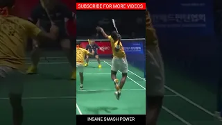 500 KPH UNBELIEVABLE Smash Badminton Record by Satwik Sairaj Rankireddy! 🚀 Jaw-Dropping Power🏸🔥