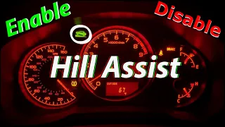 How to Enable/ Disable Hill Assist 2017+ Subaru BRZ or Toyota 86 frs * Hidden Feature *