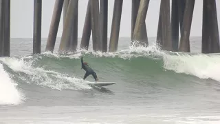 Surfing HB Pier | April 26th | 2018 (RAW)