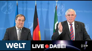 KAMPF GEGEN CORONA: Briefing von NRW-Ministerpräsiden Armin Laschet zu neuen Maßnahmen