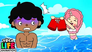Swimming Pool Party Fail 💔 Toca Love Story 🌏 Toca Boca Life World | Toca Animation
