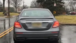 Mercedes E63S AMG W213-sounds of different exhaust systems