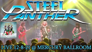 STEEL PANTHER Live @ Mercury Ballroom FULL CONCERT 12-8-21 White Christmas Tour Louisville KY 60fps