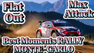 Best of Moments WRC Rally Monte Carlo | Flat Out, Max Attack & Crash
