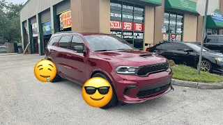 New Wheels on my 2021 Durango R/T...Finally mounted up and the fitment is PERFECT! 🤯| GARAGE DRIVEN