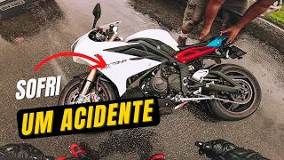 SOFRI UM ACIDENTE DE MOTO NA CHUVA | SERÁ QUE DEU PT ?