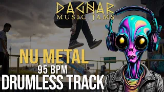 Nu Metal - Drumless Track | 95 BPM | No Drums | Backing Track Jam For Drummers