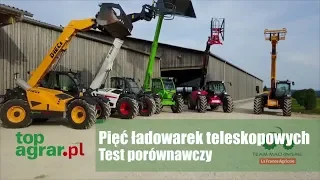 Test porównawczy pięciu ładowarek teleskopowych - top agrar Polska