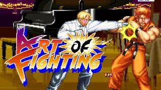 [ARCADE 60fps] Art of Fighting (龍虎の拳) longplay - Ryo Sakazaki