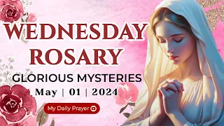 HOLY ROSARY WEDNESDAY🟠GLORIOUS  MYSTERIES OF THE ROSARY🌹 MAY 01, 2024 | COMPASSION AND MOTHERLY LOVE