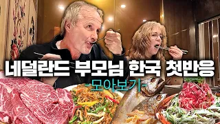 혼자 한국 간 딸 찾으러 온 네덜란드 부모님이 충격받고 돌아간 이유 (한국 첫방문! 한우, 지하철, 한정식, 한국마트) 네덜란드 부모님 모아보기