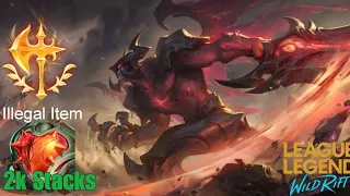 Aatrox full gameplay | League of Legends Wildrift (No commentary)