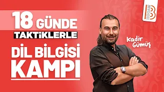 8.Gün - Taktiklerle Dil Bilgisi - Edat (İlgeç) - Bağlaç - Ünlem - Kadir Gümüş - 2024