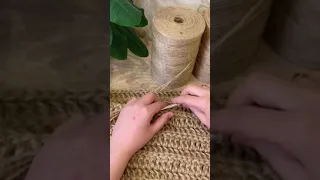 Узор для ковра из джута  | Original handmade jute carpet pattern