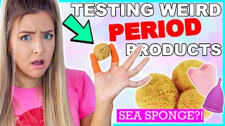 Testing Weird Period Products I Bought Online! Success Or Disaster ?!