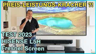 Der neue Hisense L5H 4K Laser TV und 100 Zoll Fresnel Screen im ausführlichen Test 2023