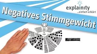 Negatives Stimmgewicht einfach erklärt (explainity® Erklärvideo)