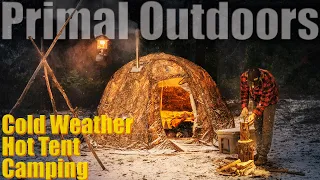 Cold Weather Hot Tent Camping