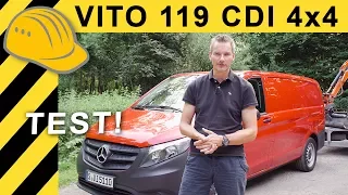 BESSER ALS VW T6? MERCEDES VITO 119 CDI 4x4 190 PS TEST mit ANHÄNGER!