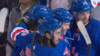 Artemi Panarin SCORES 1ST GOAL AS A RANGER/Rangers vs Jets/October 3 NHL Season 2019