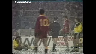 Dynamo Dresda-ROMA 2-0 Andata Ottavi di Finale Coppa Uefa 23-11-1988