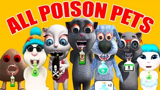 🤣 All Poison Pets 😮/ Talking Juan And Pablo And Maria And Joe And Angela And Peu RTX And Tom