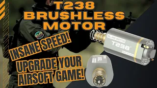 Unleash Insane Speed! T238 Brushless Motor Review - Upgrade Your Airsoft Game!